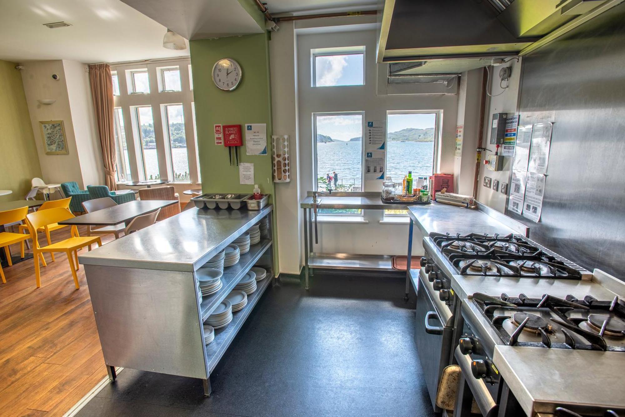 Oban Youth Hostel Exterior foto The kitchen at the hostel